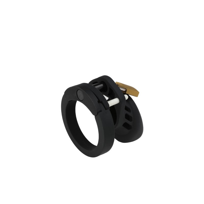 Cage de Chasteté 6000S Silicone Noir