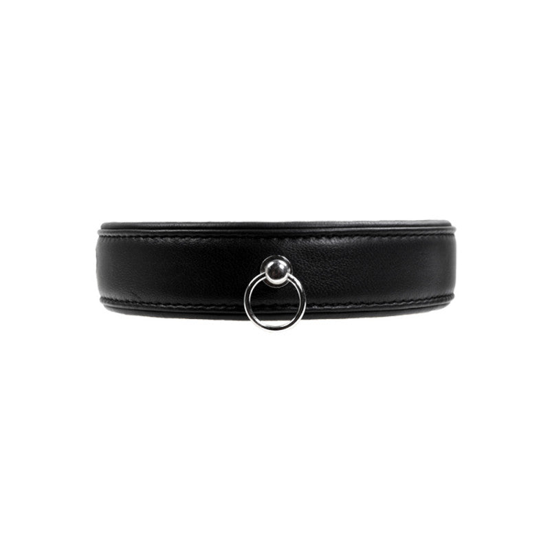 Collier Anneau 25mm Noir