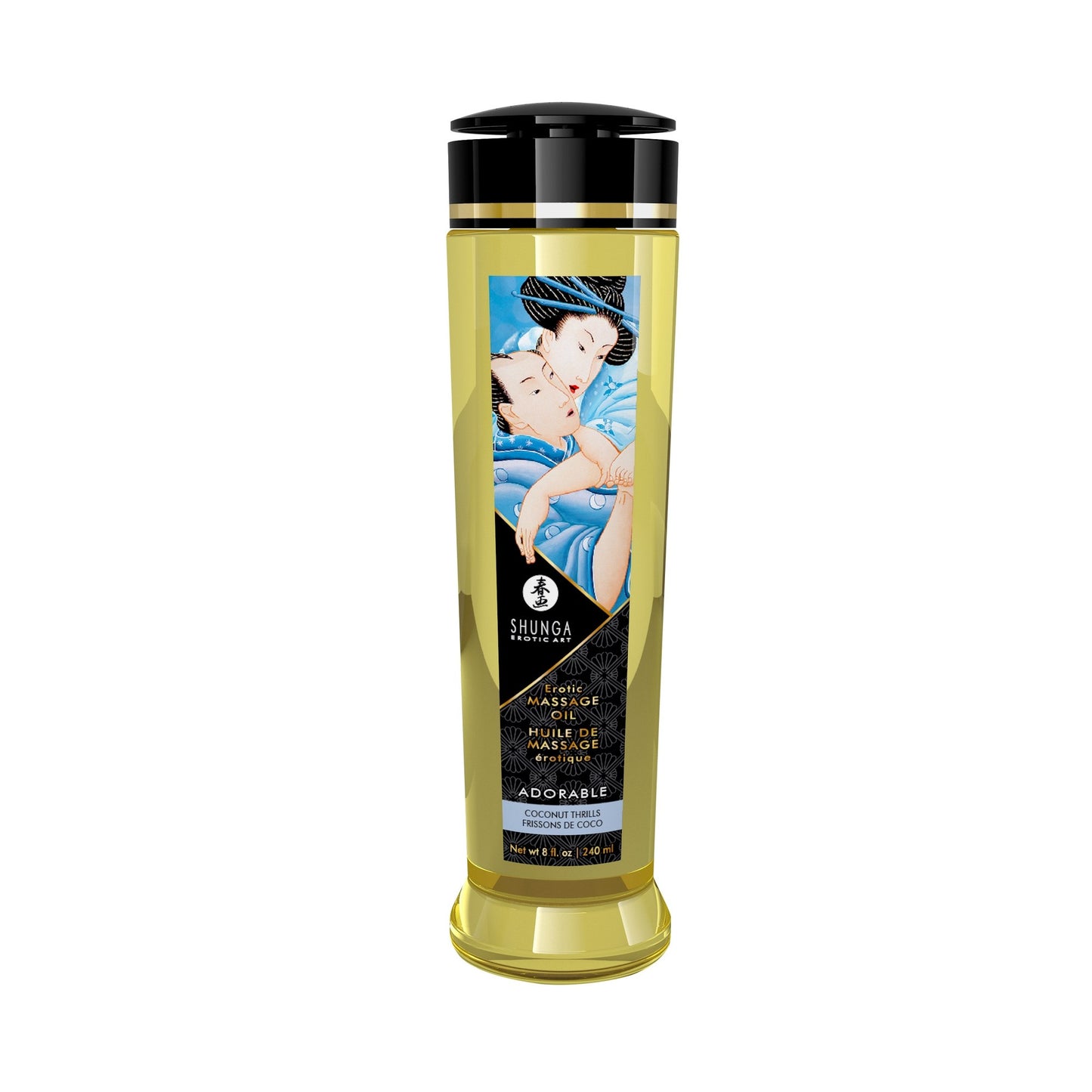 ;Huile de Massage Érotique Adorable "Frissons de Coco" - Shunga