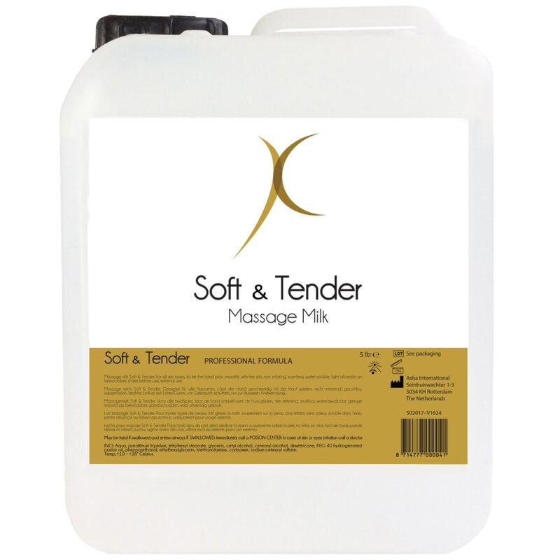 Soft And Tender - Lait De Massage 5000 Ml - SOFT AND TENDER | pharmacie, pour les massages, crèmes de massage | Dimensions : 5150