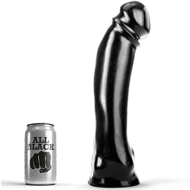 Gode All Black 33 cm long et puissant