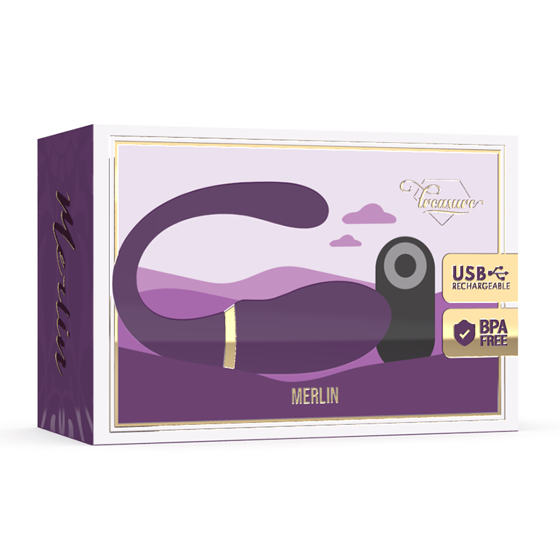 Treasure - Merlin Double Couple Vibrateur Télécommande