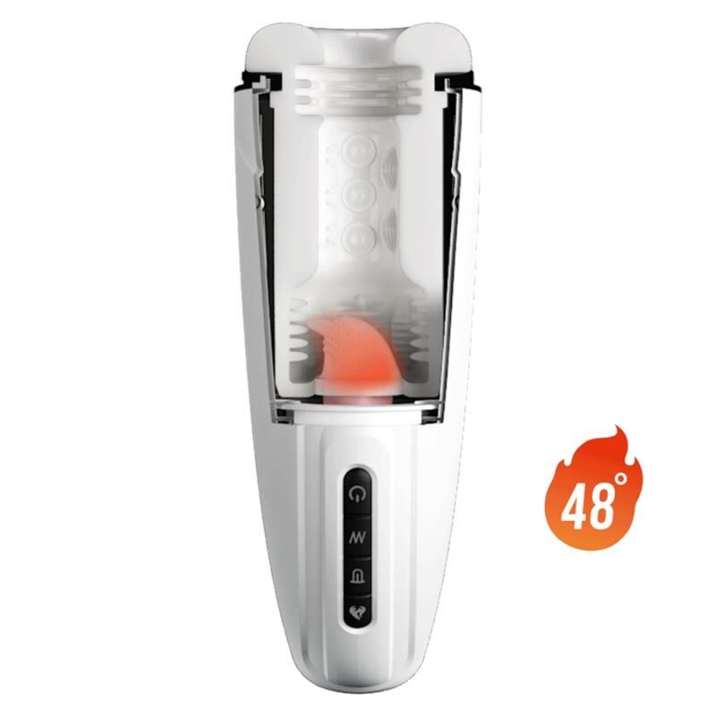 Pretty Love - Masturbateur Homme Marissa Vibration, Chaleur, Voix Et Ondes Stimulantes - PRETTY LOVE MALE | sextoys, jouets sexuels pour hommes, divers masturbateurs | Dimensions : 685