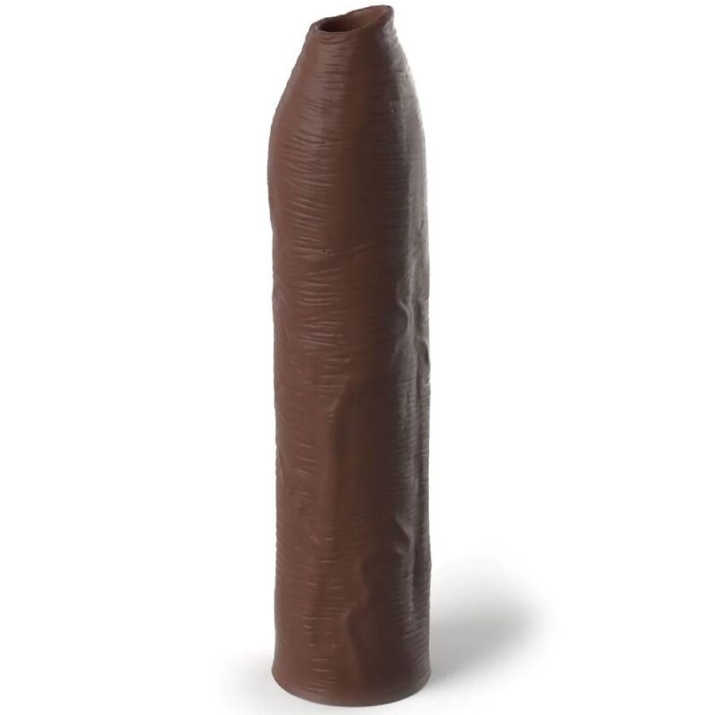 Fantasy X- Tensions - Manchon D''Extension Pipedreams Non Coupe 17,78 Cm Marron - FANTASY X-TENSIONS | sextoys, jouets sexuels pour hommes, accessoires de pénis, manchons péniens sans extension | Dimensions : 190
