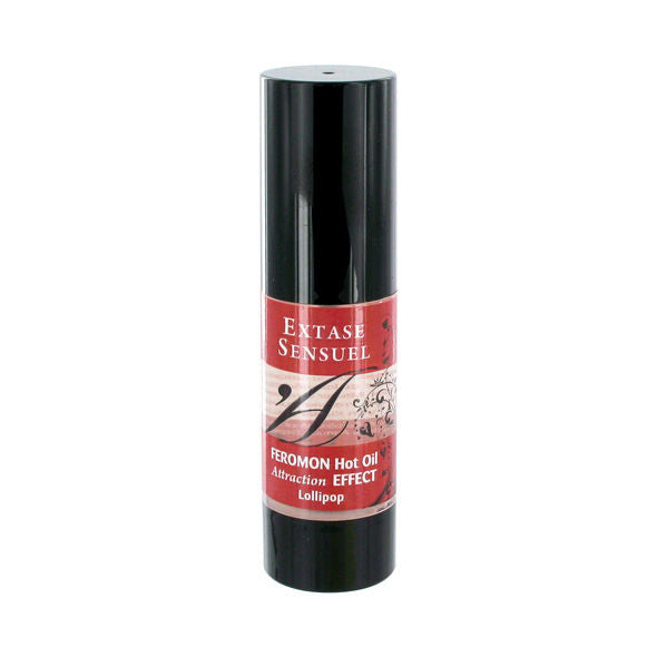 Huile de Massage Chauffante aux Phéromones Saveur Sucettes 30 ml