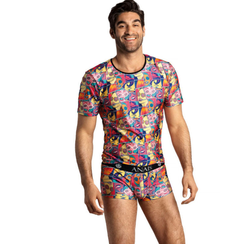 Anais Men - T-Shirt Comics S - ANAIS MEN ACCESORIES | mode et lingerie, lingerie homme, t-shirts pour hommes | Dimensions : 204