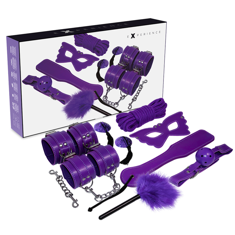 Kit BDSM Violet pour Initiation et Plaisirs Intenses