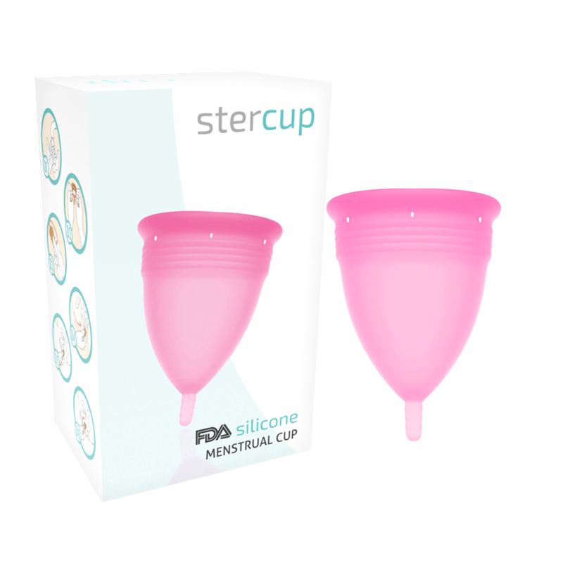 Stercup - Coupe Menstruelle En Silicone Fda Rose - Taille S - STERCUP | pharmacie, coupe vaginale | Dimensions : 30