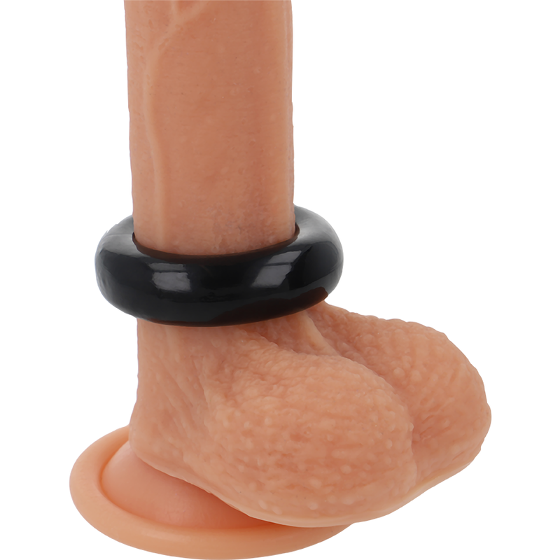 Powering - Anneau Pénis Super Flexible Et Résistant 5Cm Pr03 Noir - POWERING | sextoys, jouets sexuels pour hommes, accessoires de pénis, anneaux de pénis, cockrings sans vibration | Dimensions : 50