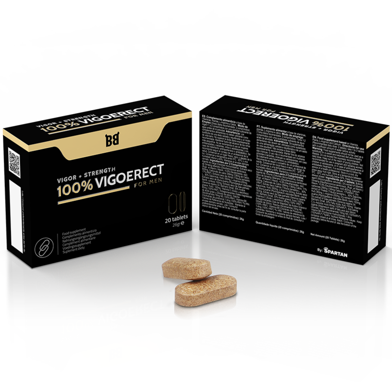 Black Bull - 100% Vigoerect Vigeur + Force Pour Homme 20 Comprimes