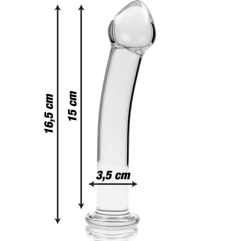 Nebula Series Modèle 11 - Gode en Verre Borosilicate 16 cm