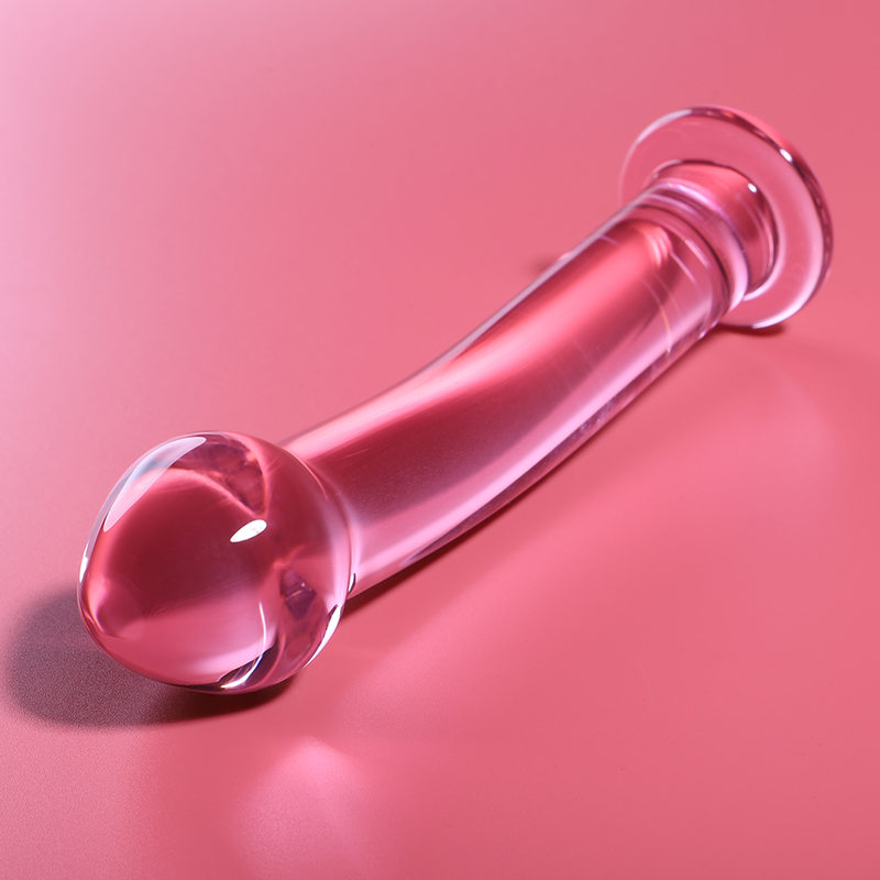 Gode en Verre Rose Nebula Series 11 – Ibiza, 16 cm