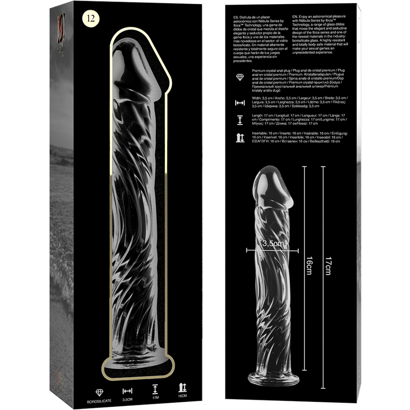 Gode en Verre Borosilicate Nebula Series by Ibiza