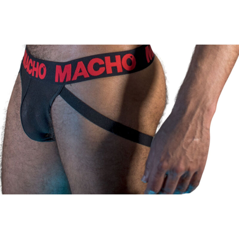 Macho - Mx26X2 Jock Noir/Rouge M