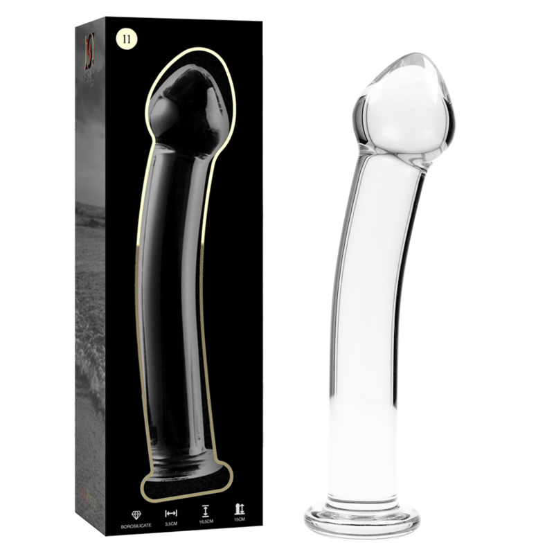 Nebula Series Modèle 11 - Gode en Verre Borosilicate 16 cm