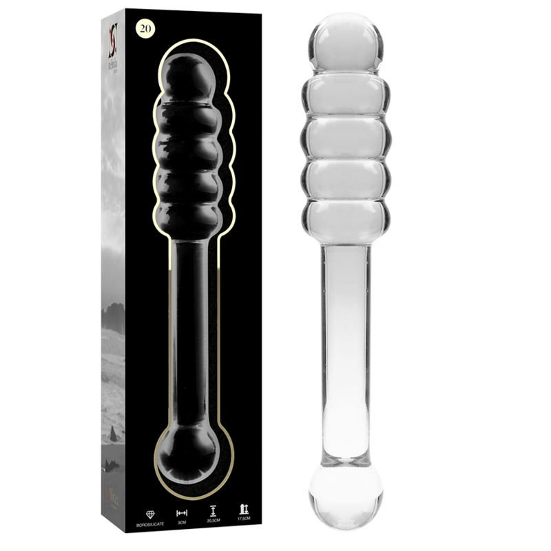Plug Anal Nebula Series by Ibiza – Verre Borosilicate Clair