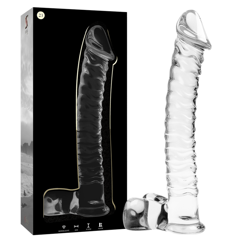 Nebula Series by Ibiza - Gode en Verre Borosilicate 21,5 cm