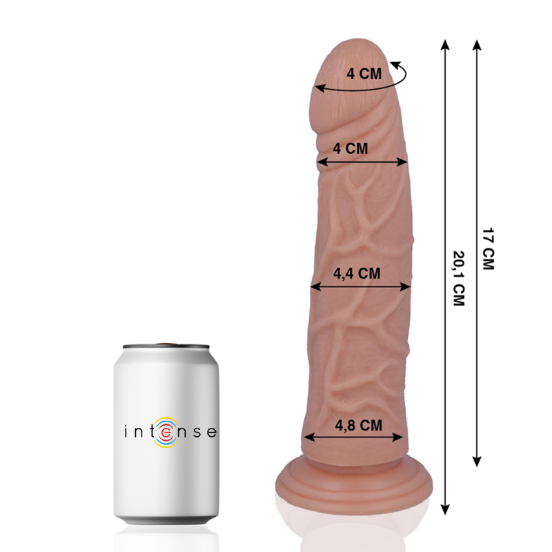 Gode réaliste Mr. Intense – 20,1 cm avec ventouse puissante