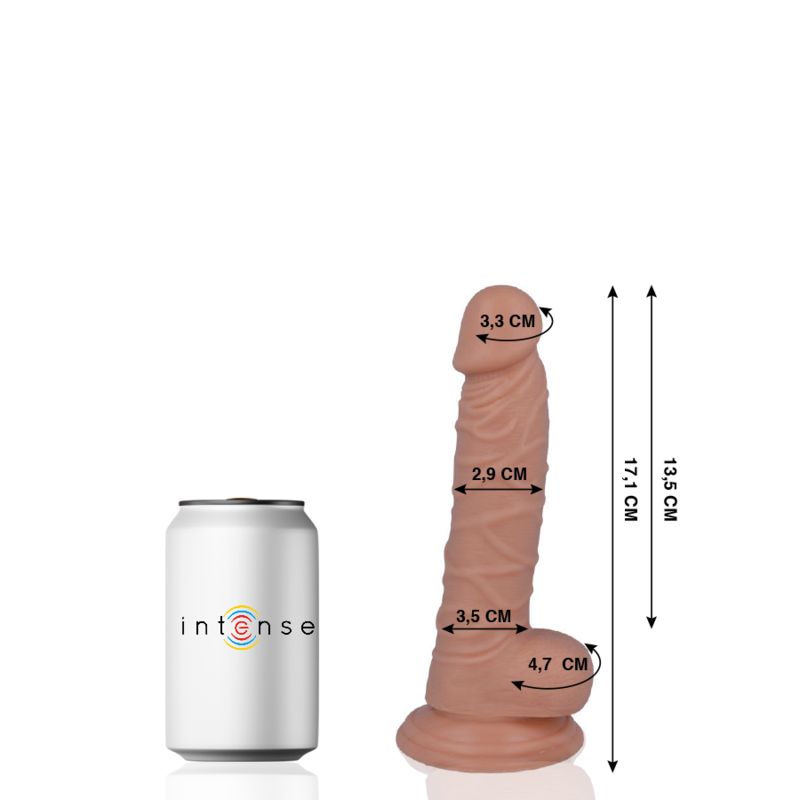 Mr Intense - 7 Pénis Réaliste 17.1 Cm -O- 2.9 Cm