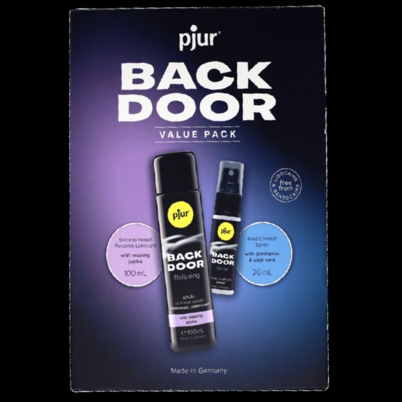 Ensemble de lubrifiant anal et spray PJUR Back Door
