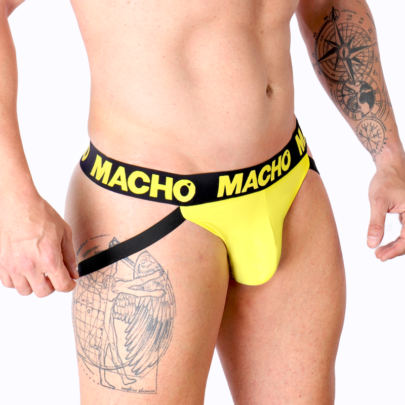 Macho - Mx25A Jock Lycra Jaune Xl