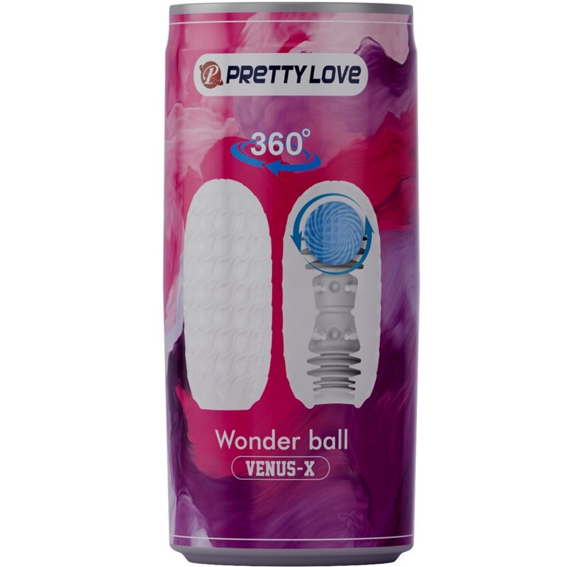 Pretty Love - Masturbateur Homme Venus X Modèle 3 Blanc - PRETTY LOVE | sextoys, jouets sexuels pour hommes, divers masturbateurs | Dimensions : 232
