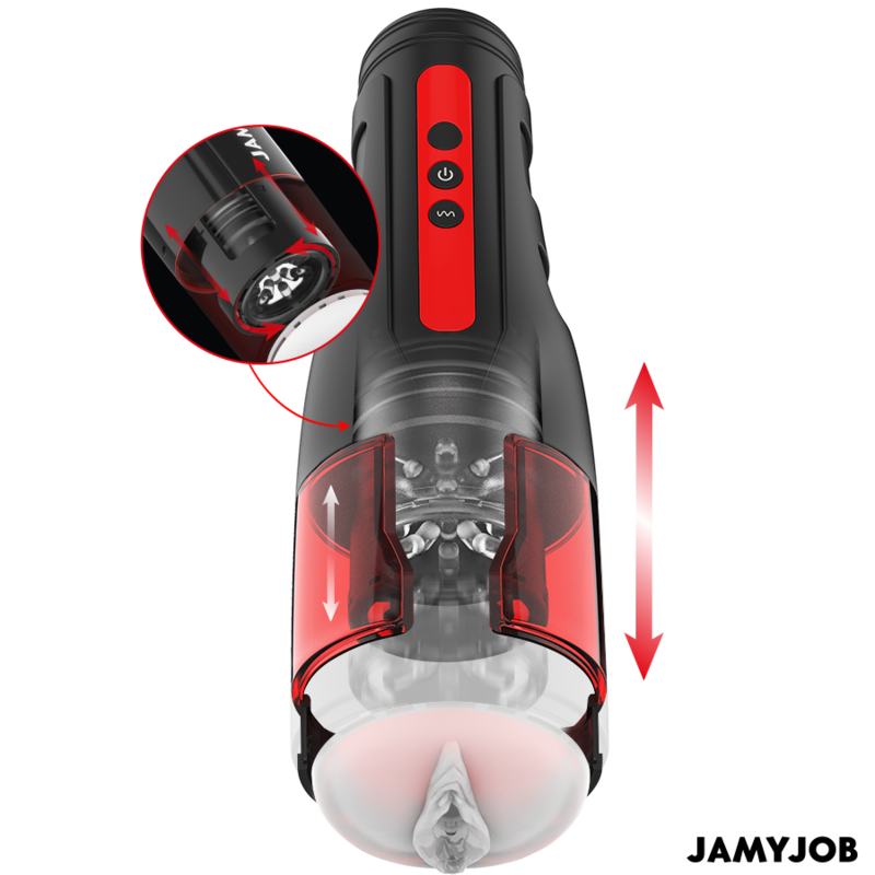 Jamyjob - Masturbateur Vagin Automatique Cyclone 10 Modes De Rotation Et De Poussée