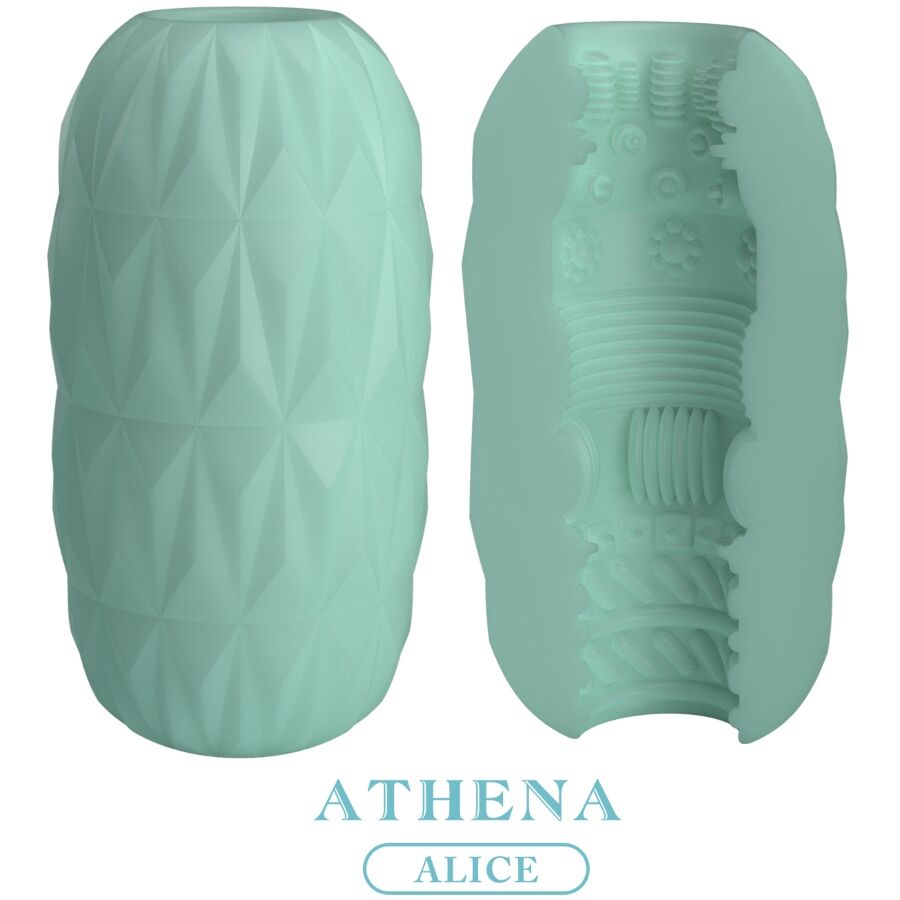 Ppretty Love - Masturbateur Pour Homme Athena Alice Turquoise - PRETTY LOVE | sextoys, jouets sexuels pour hommes, divers masturbateurs | Dimensions : 218