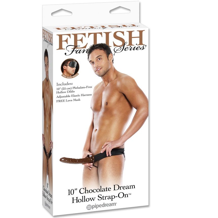 Fetish Fantasy Series - Sangle Creuse Chocolat Dream - FETISH FANTASY SERIES | sextoys, jouets sexuels pour hommes, accessoires de pénis, extenseur de pénis avec harnais | Dimensions : 289