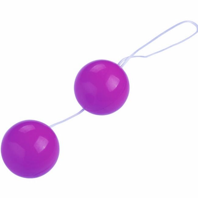 Baile - Twins Balls Boules Chinois Lilas Unisexe - BAILE STIMULATING | sextoys, jouets pour femmes, boules chinoises, balles de base | Dimensions : 105