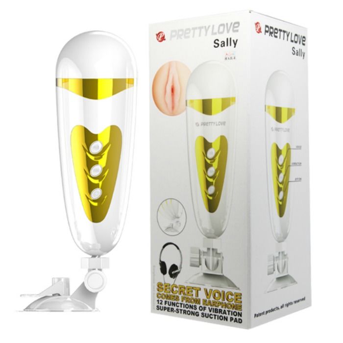 Pretty Love - Masturbateur Masculin Avec Vibration Et Son Sally