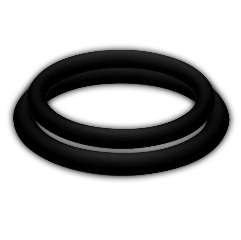 Joydivision Potenzduo - Bagues Noir - M - JOYDIVISION POTENZDUO | sextoys, jouets sexuels pour hommes, accessoires de pénis, anneaux de pénis, cockrings sans vibration | Dimensions : 40