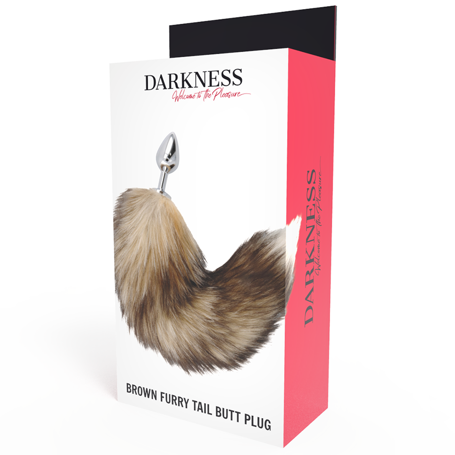Plug anal queue Darkness pour plaisir intense