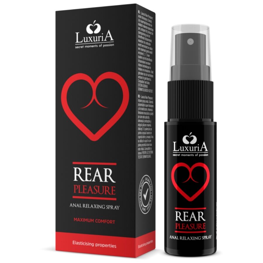Intimateline Luxuria - Spray Anal Relaxant Arrière Plaisir 20 Ml - INTIMATELINE LUXURIA | pharmacie, lubrifiants, anal - sprays ou crèmes relaxants | Dimensions : 38