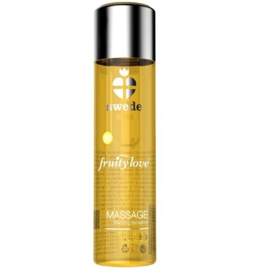 Swede - Fruity Love Effet Réchauffant Huile De Massage Fruité Tropicale Au Miel 60 Ml - SWEDE | pharmacie, pour les massages, avec effet thermique | Dimensions : 96