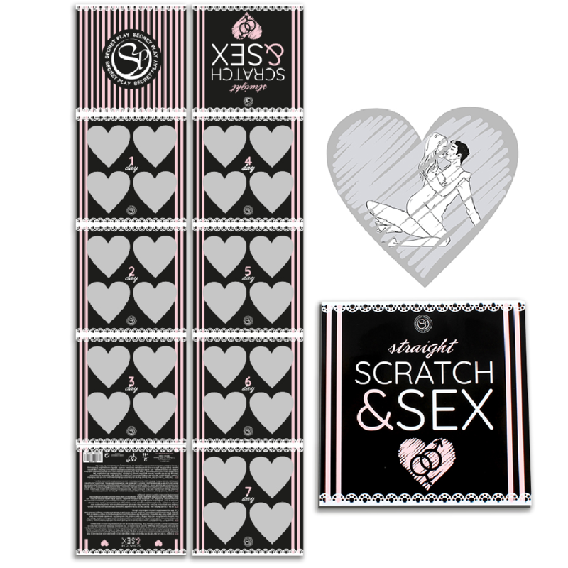 Secretplay - Jeu De Scratch Et De Sexe Pour Couples Hautes (Es/En/Fr/Pt/De) - SECRETPLAY 100% GAMES | jeux, jeux de couple | Dimensions : 20