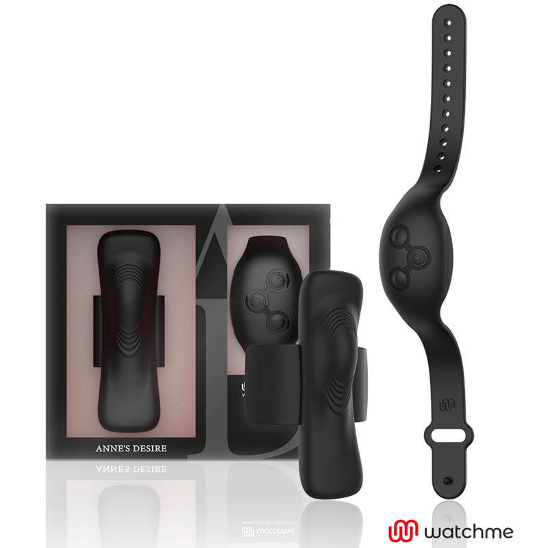 Anne'S Desire - Panty Pleasure Tecnolog A Watchme Noir - ANNE´S DESIRE | sextoys, vibrateurs, télécommande | Dimensions : 222