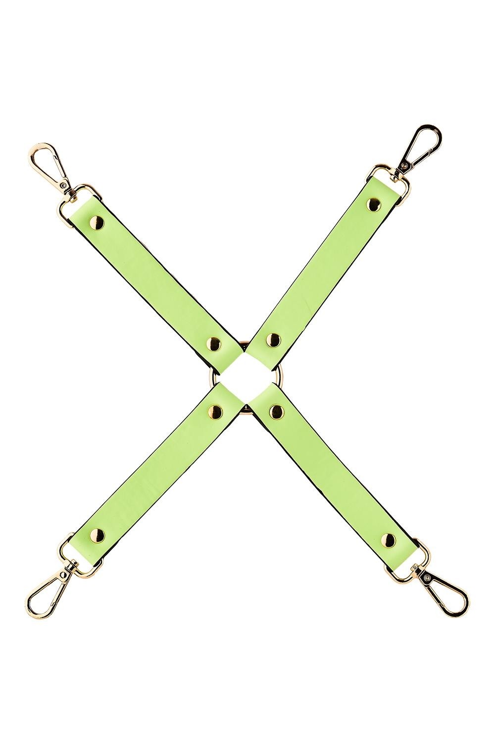 Sangle Croix Phosphorescente verte pour Menottes