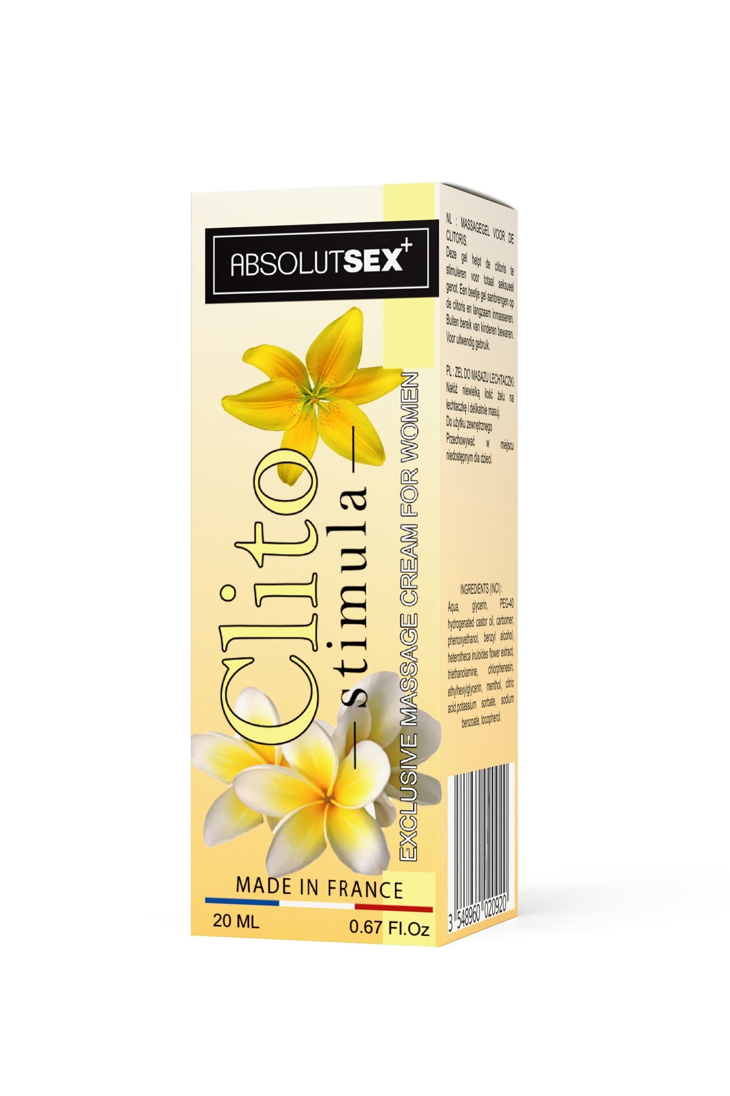 Gel de Massage Stimulant pour Clitoris 20 ml