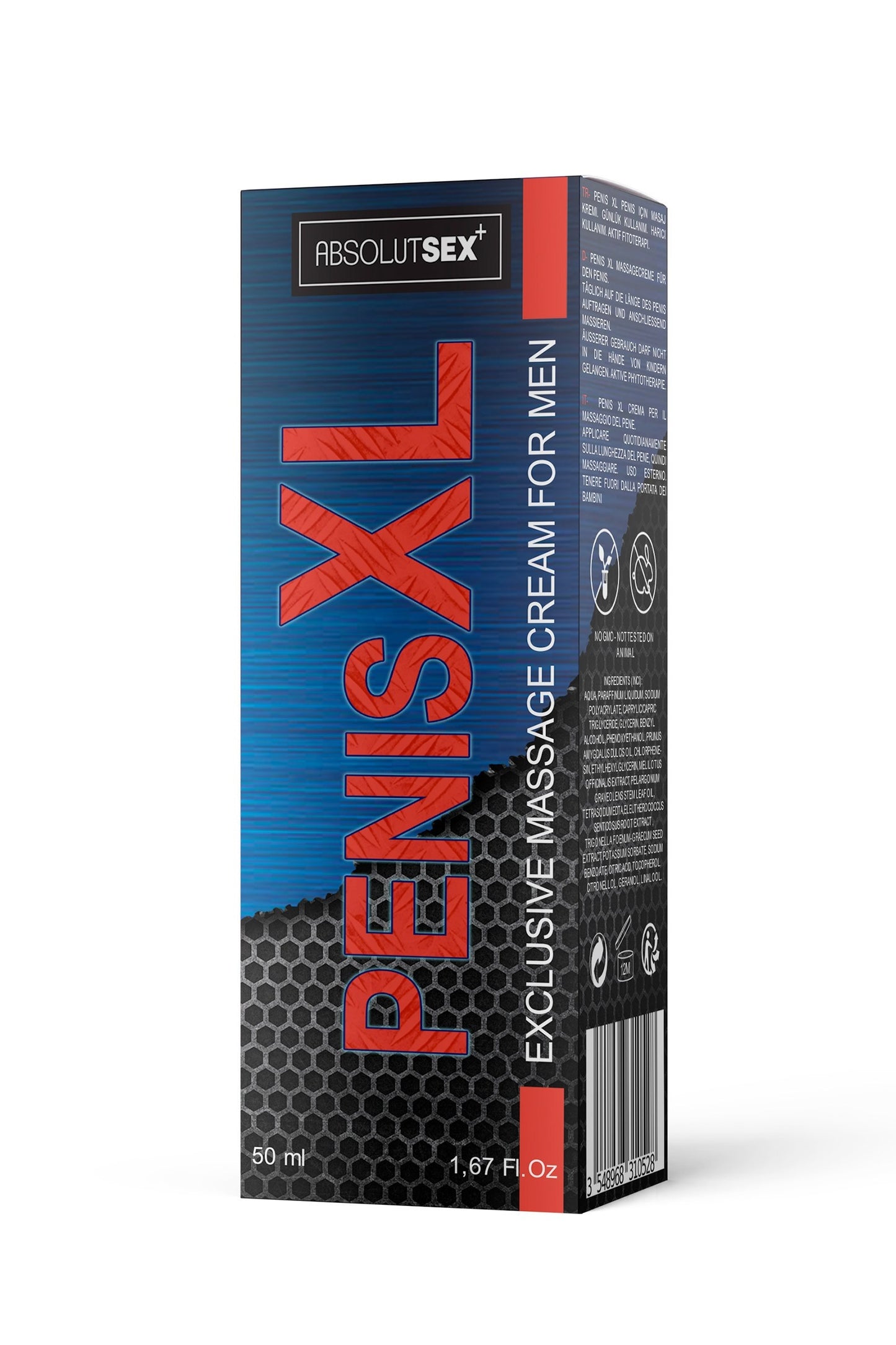 Pénis XL Crème d'Érection Pénis Rigide – Ruf - 50 ml