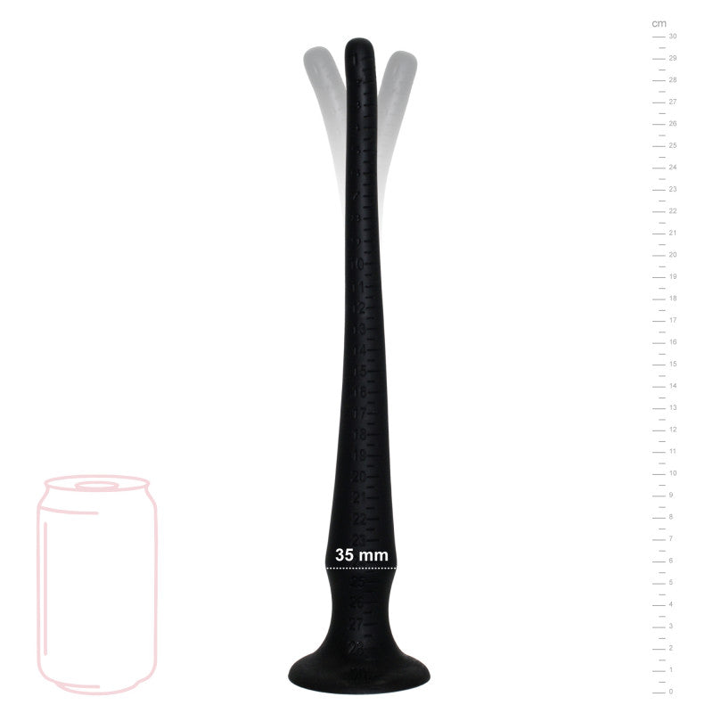 Plug Silicone Extra Long 30cm - Noir
