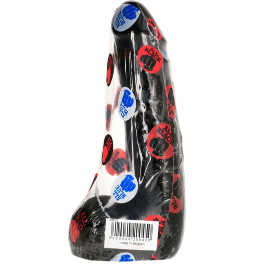 ;Gode Réaliste Noir Doux 20 cm