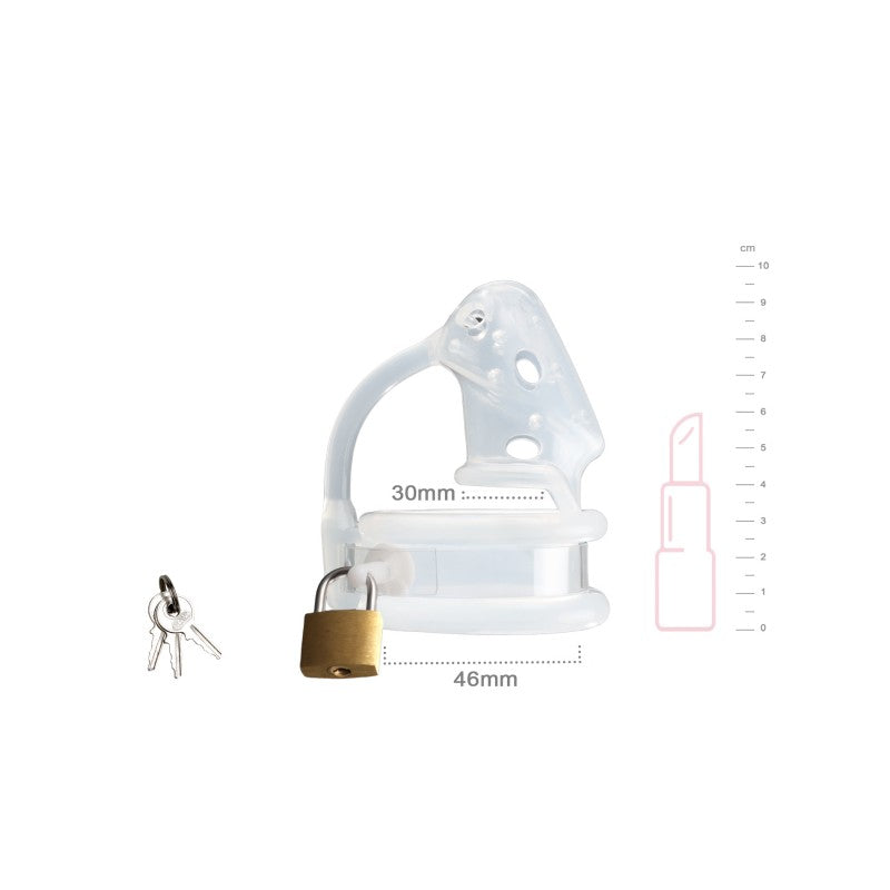 Cage de Chasteté 1707 Silicone Transparent