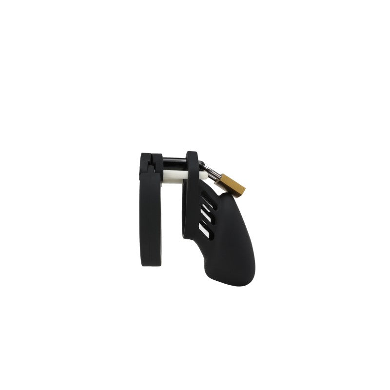 Cage de Chasteté 6000S Silicone Noir