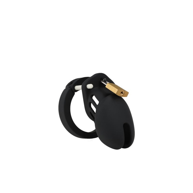 Cage de Chasteté 6000S Silicone Noir