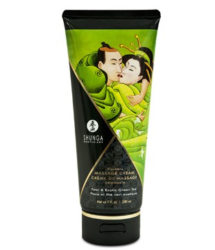 Crème de Massage Poire & Thé Vert 200ml - Shunga