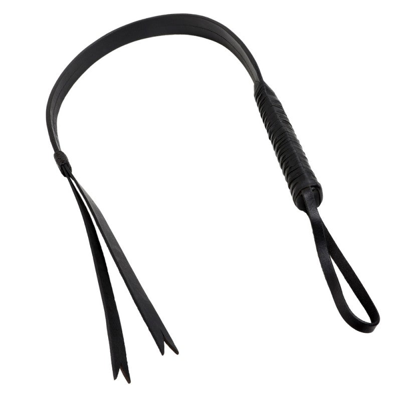 Fouet Cuir 127cm Noir