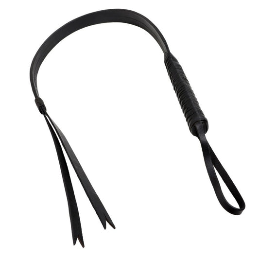 Fouet Cuir 127cm Noir