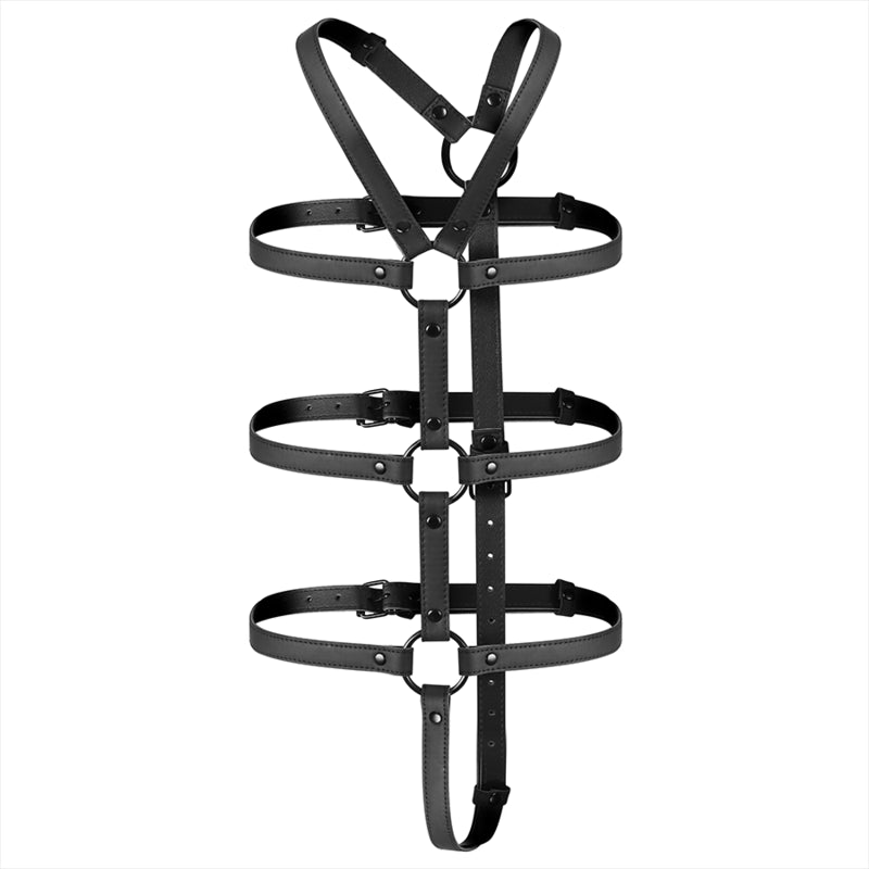 ;;;;;;Harnais Bondage Réglable pour Torse et Bras