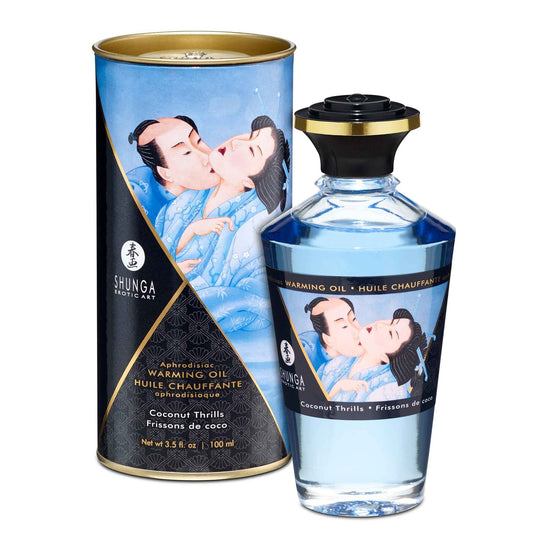 Huile Chauffante Massage Frisson de Coco - Shunga